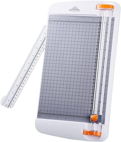 Tritatutto e cubettatrice per Verdure, taglierina per Carta, trituratori per taglierine Artigianali Tagliacarte A4 Macchina per Carta da Tavolo Lunghezza di Taglio da 12,2 Pollici
