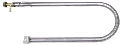 Bruciatore a gas per pietra lavica pietra ollare curvo a gas GPL 59,5x22 cm a U