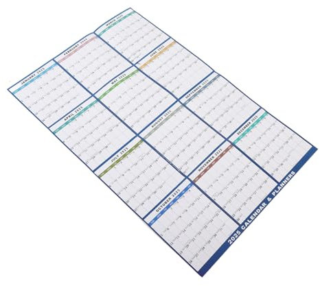 BCOATH Monatlicher Abwischbarer Wandkalender Praktischer Hängender Kalender Mit Für Notizen Und Termine Für Büro Und Zuhause Leicht Und Platzsparend
