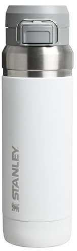 Stanley Quick Flip GO Water Bottle 1L (36 oz) | Push Button Lid | Leak-proof and Packable for Travel and Sports | Insulated Stainless Steel | BPA Free | Frost
