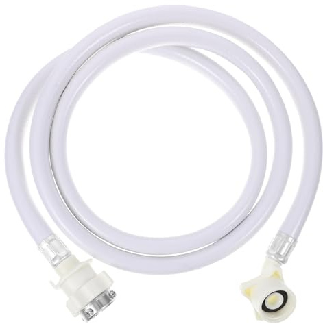 SOPOTUTU PVC Washing Machine Inlet Extension Hose Meters with Connector Flexible Drain Hose for Washing Machines Easy Installation Anti-Deformation and High Flow Design