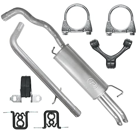 POLMOstrow Auspuff für VW Golf 4 IV 1997-2006 | Abgasrohr und Endtopf, Motoren: 1.9 TDI, Kombi
