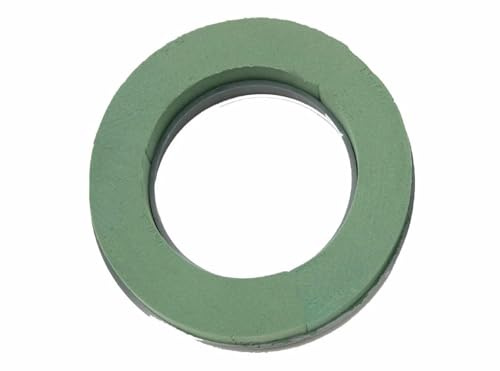 mosy Steckschaum - Ring, Kranz, 25 cm, Blumenschmuck Tisch-Deko, frische Blumen-Gestecke, Hochzeit, Geburtstag