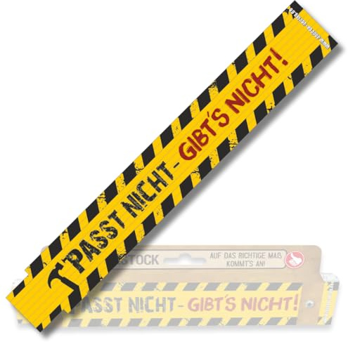 Zollstock passend zu jedem Anlass Geschenke für Männer Handwerker Heimwerker zum Geburtstag Männergeschenke Metermaß Gliedermaßstab 2m Holz Werkzeug (Zollstock Passt nicht Gibt's nicht)