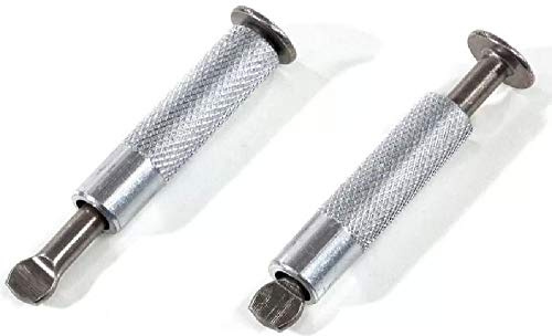 Tornillos de anclaje escamoteables ø10 para lona de piscina . Kit 30 Ud