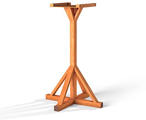 Maypole Adjustable Bird Table with Easy Clean Removable Base (Open)