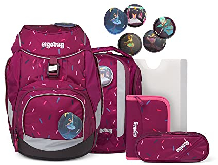 ergobag pack Set ergonomischer Schulrucksack, Set 6-teilig