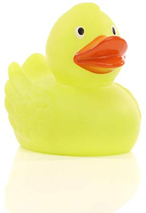 Schnabels Quietsche-Ente Magic Duck mit Farbwechsel unter UV-Strahlung - Geschenk für Geburt Geburtstag Namenstag Kinder Baby Freund-in Mädchen Junge - Spielzeug Bade-Ente Badewanne Deko