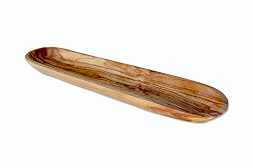 D.O.M. Badablage in 2 Größen aus Olivenholz (Länge ca. 25 cm)