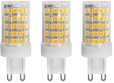 Jiotouhu G9 LED Lampe 10W, 1000LM, Warmweiß 3000K, Ersatz 50W-100W Halogenlampe, Kein Flackern, Nicht Dimmbar, für Kronleuchter, Deckenleuchten, Wandleuchten, AC 220-240V, 3er Pack