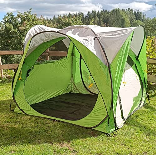 Tienda de campaña para eventos/lanzamiento Callieway Kwiki Pop-up 225 x 225 cm (4 carpa de personas), color verde