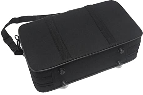 LOVIVER Tragbarer Klarinettenkoffer Klarinetten-Aufbewahrungstasche Instrumentenrucksack Verstellbarer Riemen für Instrumentenzubehörteile