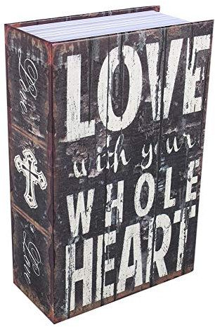 Cassaforte Per Libri con Serratura a Chiave, Libro di Deviazione di Piccole Dimensioni, Cassetta di Sicurezza Portatile in Metallo, Cassaforte Nascosta Per Libri Segreti, Libro di Deviazione(#1)