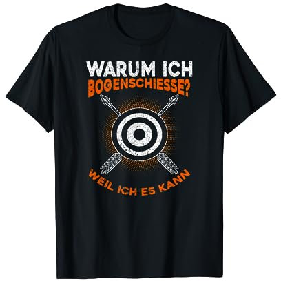 Zielscheibe Pfeil & Bogen Bogensport Bogenschiessen Männer T-Shirt