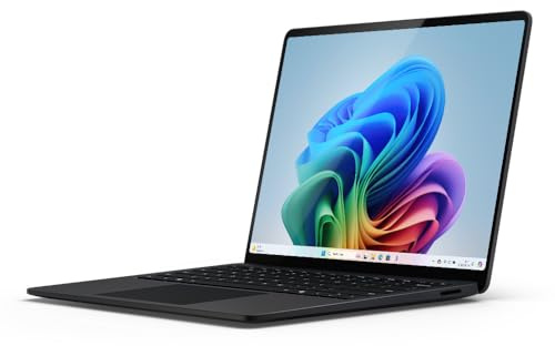 Microsoft Surface Ordinateur Portable Copilot+ PC Tactile 15 Snapdragon X Elite 16Go RAM 1To SSD Dernier Modèle 7ème Edition Windows 11 Home Noir