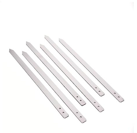 Flat Skewers 6 pcs Practical Stainless steel Kebab Skewers Metal Skewers Suitable for Family BBQ Skewer