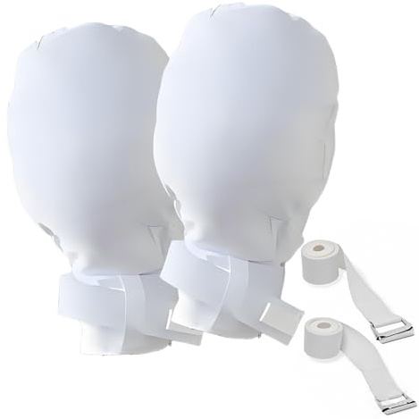 Ristpal 2PCS Dementia Restraint Gloves,Double Security Mitts Fits All Hand Restraint Gloves for Elderly -Made With Extra Padding for Comfort & Protection