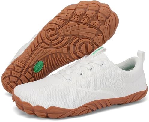 SAGUARO Unisex minimalistiska lätta och halkfria barfotskor, storlek 36–48