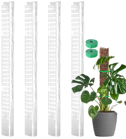 Ylnailky Di Muschio Per Piante Monstera | Bastoni Di Supporto Per Crescita Verticale - Pali In Muschio Per Sostegno Alla Coltivazione,Per Interno Esterno Cortili Verande Balconi Terrazze