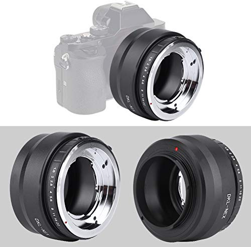 KIMISS DKL NEX-Mount-Objektivadapter – Kompatibel mit DKL-Mount-Kameraobjektiven für Kameras der NEX-Serie – Präzises Design aus Aluminiumlegierung