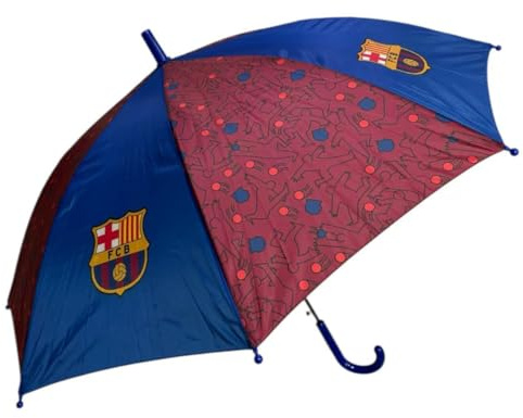 JYC CREATIVE Paraguas Automático Plegable del Real Madrid, Paraguas de Bolso, Parasol para el Verano, Sombrilla, Regalo del Real Madrid, Regalo para Fans del Madrid,