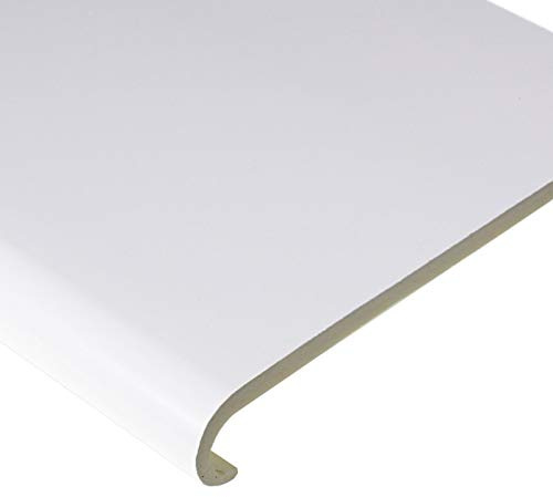 9mm Bullnose Window Board Capping Cover (2.5m) - 260mm, White