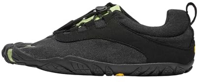 Vibram Five Fingers V-Run, Chaussures de Course pour Homme, Black Green, 43 EU