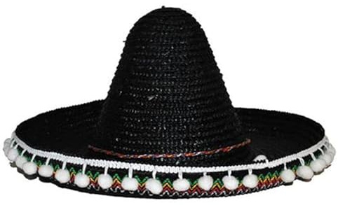 PARTY DISCOUNT Mexikanischer Hut/Sombrero mit Bommeln, Durchmesser 60 cm