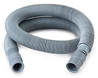 RADIOLA 1 à 3M LAVAGE Tuyau de Vidange Extensible (Droit/Droit 19-21/28mm) Universel Lave Linge Lave Vaisselle Fabriqué en Europe