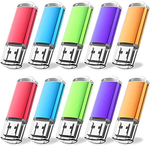 Wholesale/Lot/Bulk - (5,10,20 Pack) Metal USB Flash Memory Stick Thumb Pen Drive Storage U Disk (5PCS - 4GB)