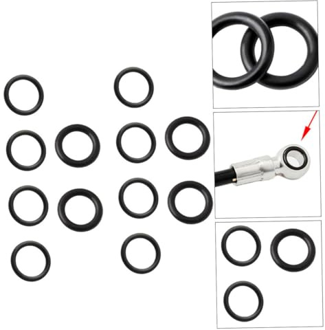 Healeved 12St Fahrradscheibenbremssattel O-Ring Dichtung des Bremssattels gebrochen Austausch der Bremssatteldichtung strapazierfähige Dichtungen Gummidichtung Zubehör Seil