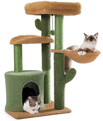 Tiragraffi per gatti grandi Tiragraffi Cactus con tiragraffi in Sisal cat vision