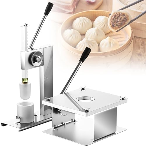 ZXSYYDS Machine de Fabrication de Baozi Semi-Automatique, Machine de Fabrication de Petits Pains Manuelle,Moule de Fabrication de Bao Chinois pour la Cuisson de délicieux Baozi
