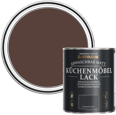Rust-Oleum abwaschbare Küchenschrankfarbe in rot mit Matt Finish - Valentina 750ML