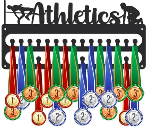 SUPERDANT Medaillenhalter Sport Medaillen Aufbewahrung Wandhalterung Medaillen Halter von Berglaufmedaillen Medaille Aufhängedekor Rennband Organizer Geschenke für Sportler