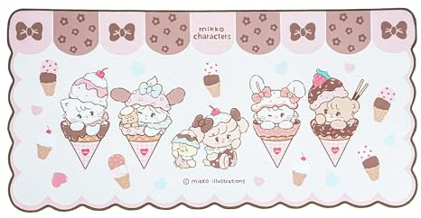 GeekShare Large Gaming Mouse Pad, Non-Slip Rubber Back Mouse Pad, Big Kawaii Waterproof Desk Mat for Keyboard and Mouse, for Gaming or Work