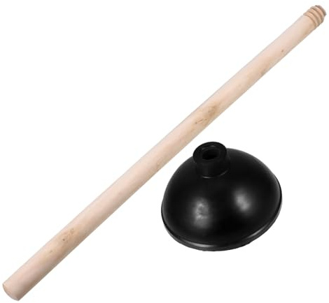 NUOBESTY Toilet Unclogger Rubber Plunger Heavy Duty for Bathroom Sink Drain Plunger Unclog Tool