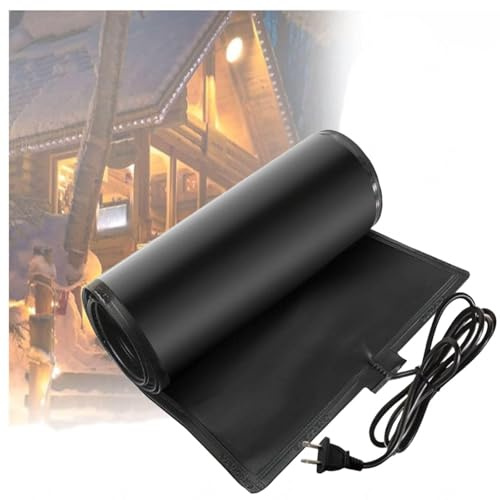 HBDSMLPL Estera de Derretimiento de Nieve Diseño Antideslizante, con Cable de Alimentación Estera para Derretir Nieve Aplicable a Escaleras Puertas Escaleras.（54x120cm）