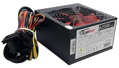 Alimentatore Per Pc Desktop 625 W Atx 20/24 Pin 8 Connettori Ventola 12cm