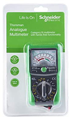 Schneider Electric IMT23112 Thorsman Cat 3 Digital, Analogue Multi-Meter, verde/gris