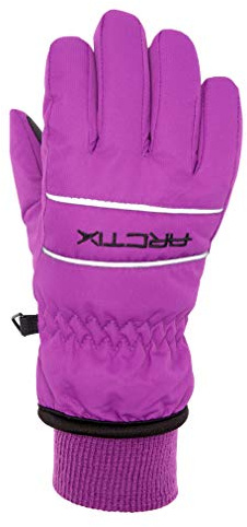 Arctix Kids Whiteout Insulated Ski Gloves, Amethyst, X-Large