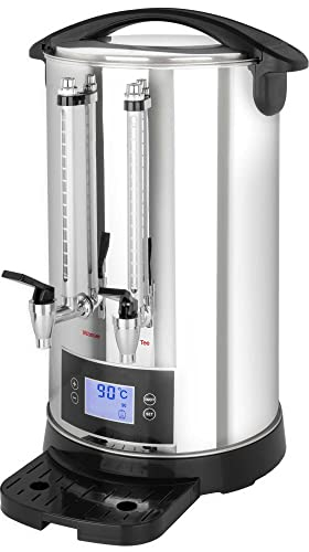 Caytime Macchina da tè D12 – Macchina da tè digitale isolata con doppia parete – Samovar, semaver 12 litri