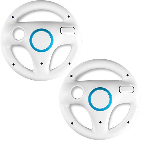 Beastron Mario Kart Racing Wheel 2 Pack White