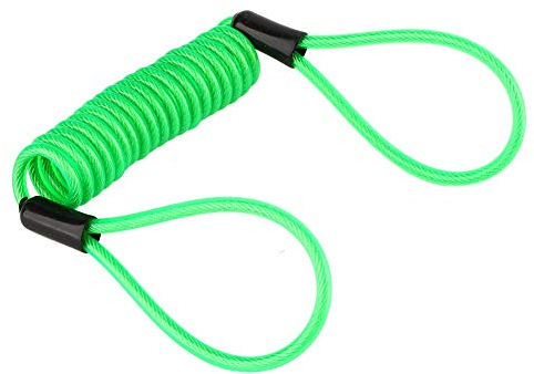 Blocca Disco per Moto + Cavo di Promemoria Allarme Blocco Disco Cavo di Sicurezza Filo di Acciaio Molla Promemoria Corda Moto Scooter Bici Moto Anti Ladro Sicuro
