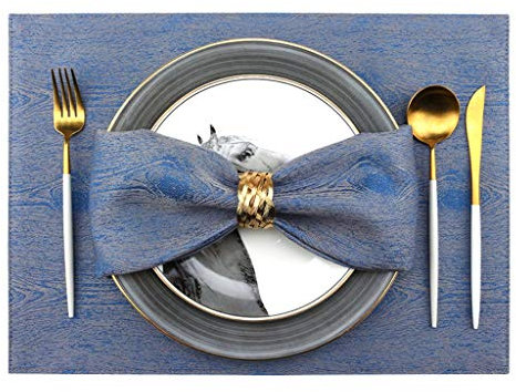 JSY Stoffservietten, waschbar, Serviette, Hotel, Restaurant, Falte Blume, Haushaltstuch, Hochzeit, Weihnachten, Tischset, Serviette, Schnalle, Leinen (Farbe: B, Größe: 1 Stück)