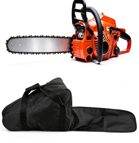 Motorsäge Tragetasche, Wasserdichte tragbare Kettensägen-Tasche, 90x27cm aus Oxford-Stoff, Verschleißfest Kettensägenetui mit Griff für 45/52/58 Kettensägen, Forstwirtschaft & Outdoor
