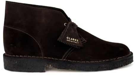 Clarks Originals män öken båt mocka stövlar, - Mörkbrun - 41 EU