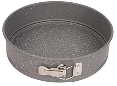 MasterChef MCA-26 Tortiera Apribile con Cerniera, Carbon Steel, Acciaio