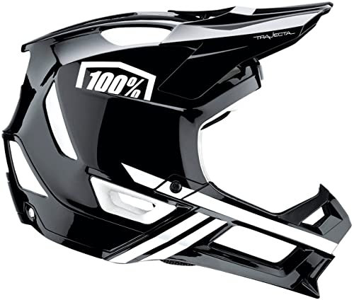 100% Trajecta Helm mit Fidlock schwarz/weiß