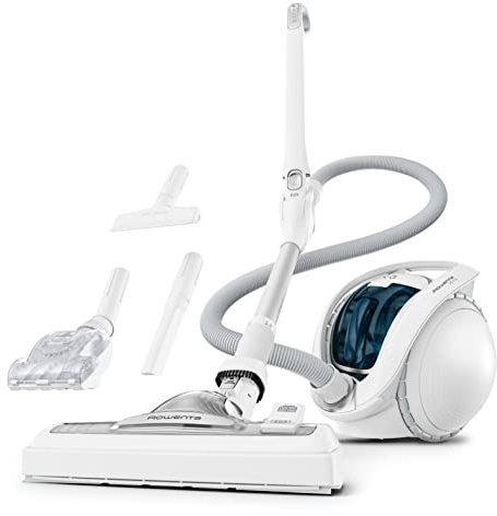 Rowenta IX7757 X-Ô, Aspirapolvere a Batteria, Bianco/Blu